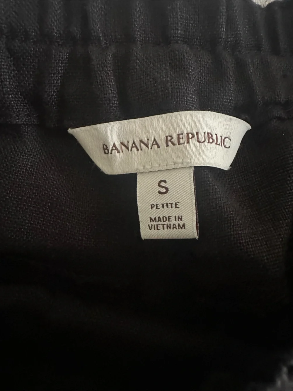 Banana Republic Mid-Rise Relaxed Painter Pull-On Pant in Linen